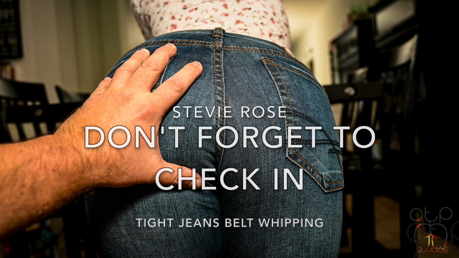 A Matter of Communication - Tight Jean Belt Whipping
