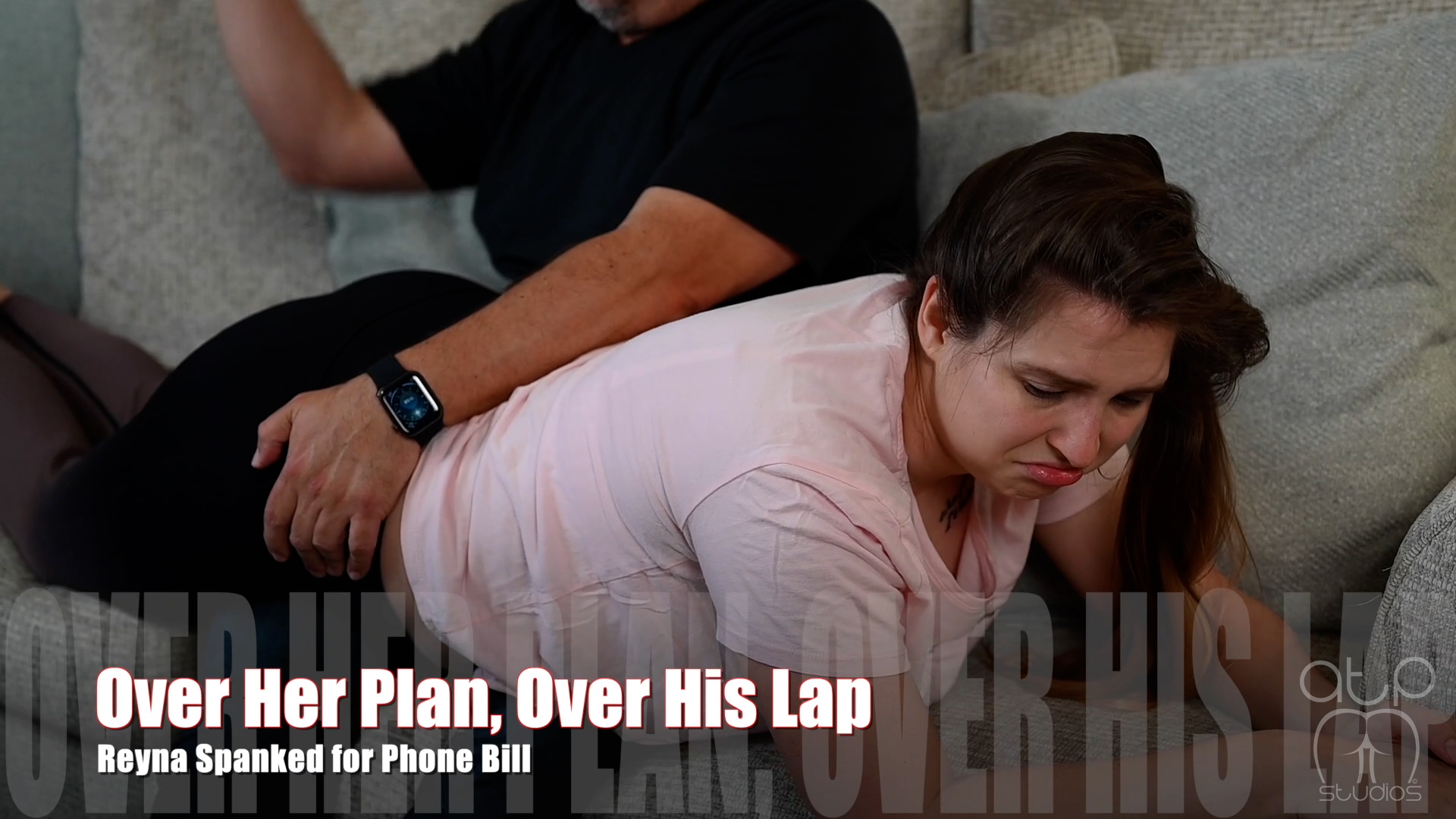 Over Her Data, Over His Lap- Reyna Pays for Playing on her Phone