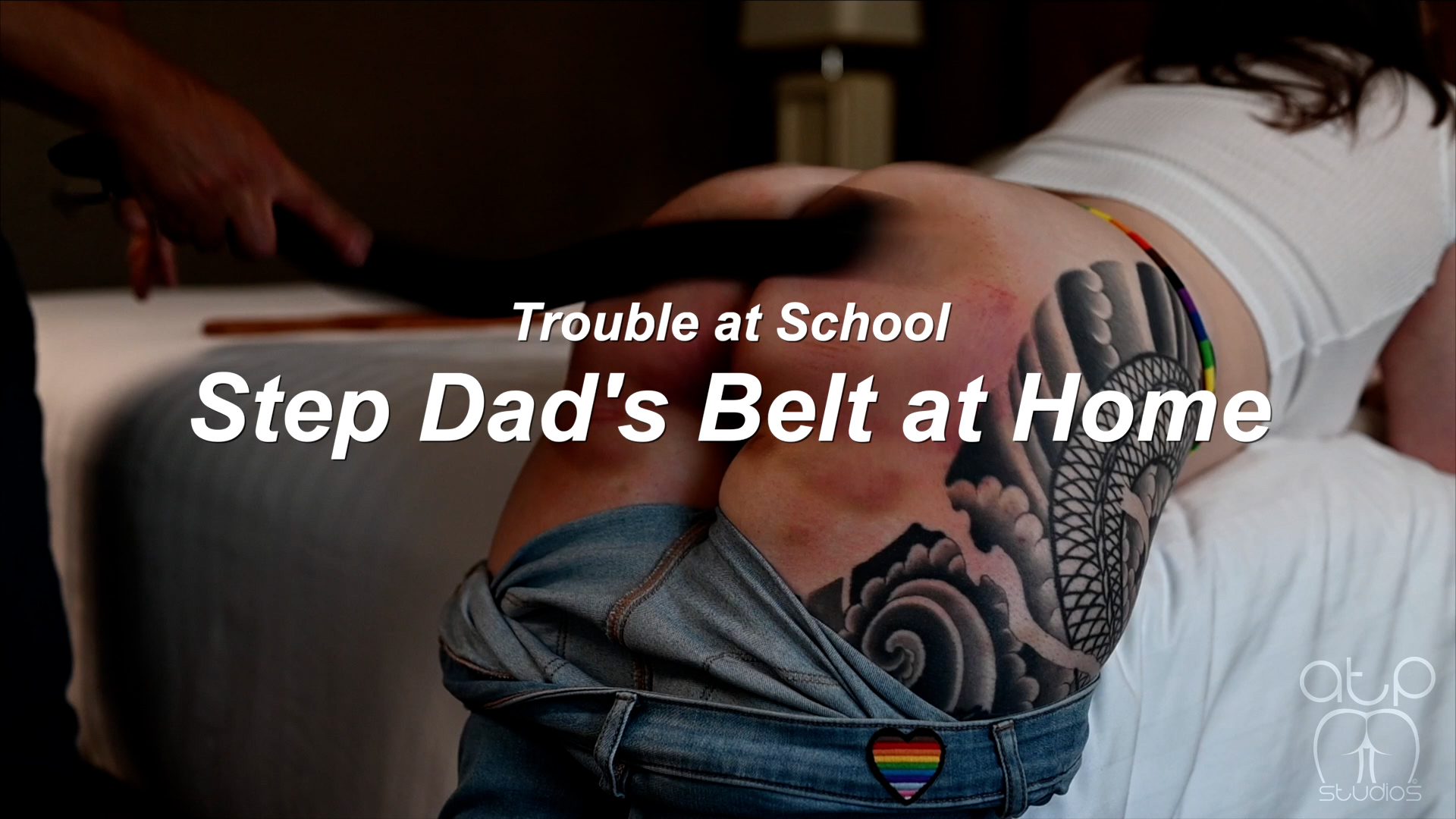 Trouble at School - Step Dad’s Belt at Home