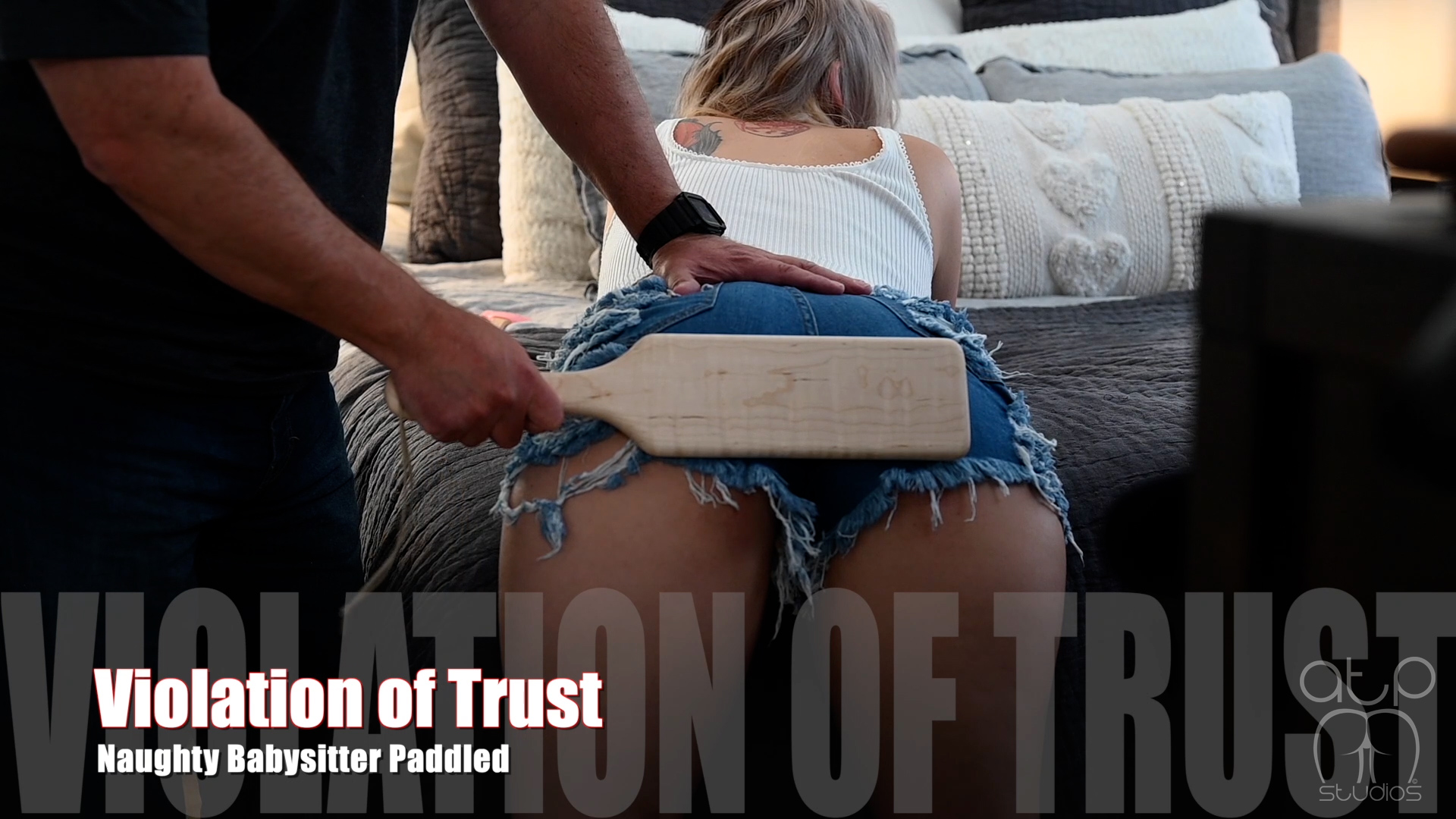 Issue of Trust - Naughty Babysitter Cara Paddled